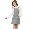 Allegra K Women's Causal Adjustable Strap Above Knee Suspender Skirts - 3 of 4