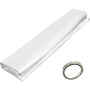 VEVOR Greenhouse Film 24 x 50 ft, Greenhouse Polyethylene Film 6 Mil Thickness, Greenhouse Plastic Greenhouse Clear Plastic Film UV Resistant - 1 of 4