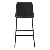 Monarch Specialties Office Chair Bar Height Standing Computer Desk Work Pu Leather Look Metal White Contemporary Modern - 2 of 4