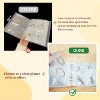 Transparent Anti-Tarnish Jewelry Organizer Book, Detachable Album with Multi-Size Pockets for Travel - 3 of 4
