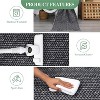 Acekool 5x7 Washable Braided Print Area Rug, Non-Slip Modern Soft Carpet, Stain Resistant Low Pile Throw Rug for Living Room, Bedroom - 4 of 4