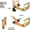 Toilet Stool, Potty Stool, Toilet Foot Stool Waterproof and Non Slip Bamboo Toilet Stool Toilet Ottoman - MedicalKIngUsa - 3 of 4