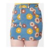 Women's Denim Floral What A Classic Mini Skirt - Plus - Unique Vintage - 3 of 4