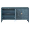 YOOCOZZ MDF Retro Sideboard with Circular Groove Design door and Round Metal Door Handle - 4 of 4