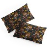 Deny Designs Marta Barragan Camarasa Sunlit Tiger Haven Duvet Cover Bedding Set Black - 4 of 4