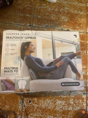 Sharper Image Realtouch Shiatsu Wireless Neck And Back Massager With Heat -  Gray : Target