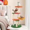 Tangkula Multi-level Cat Tree Cute Fruit World Cat Tower w/ Fruit-shaped Platforms - 3 of 4