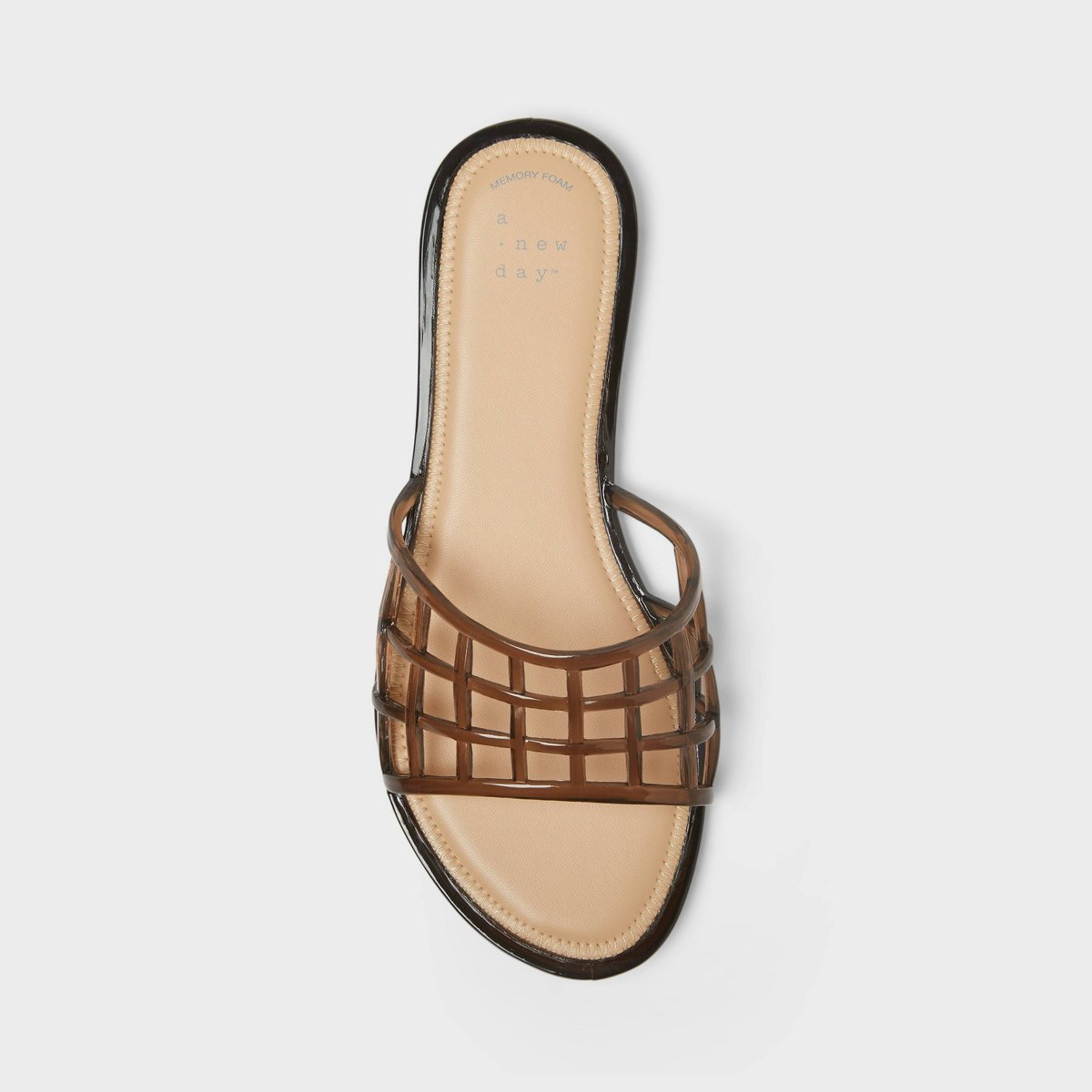 Женские сандалии A New Day Women's Harbor Jelly Slide Sandals - A New Day™ Brown 8 — фото 3
