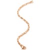 Pompeii3 Men's Link 14k Gold (17gram) or Platinum (27gram) 3.5mm Bracelet 8" - 3 of 4