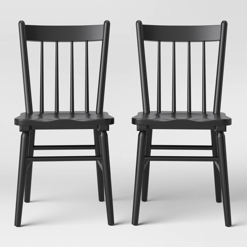 Set of 2 Hassell Wood Dining Chair - Threshold™, 1 of 13