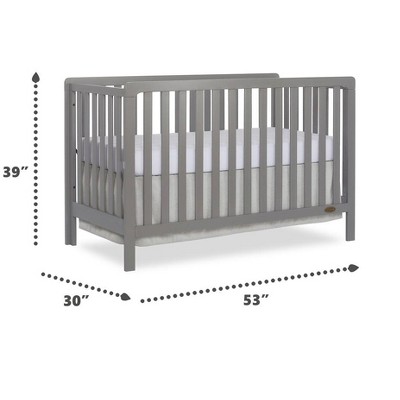 Storm Grey Pine 5-in-1 Convertible Crib