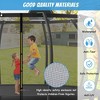 Whisen 12FT Trampoline with Upgraded ArcPole, Composite TopLoop, Basketball & 10 Ground Stakes - 3 of 4