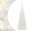 vidaXL Artificial Christmas Tree White PVC and metal Collapsible - 2 of 4