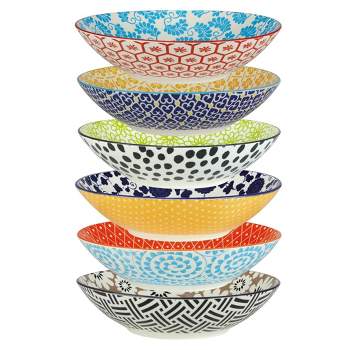 Certified International It's Just Words Ceramic Soup Bowls With Handles  32oz White - Set of 4