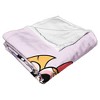 Cartoon Network Powerpuff Girls Birthday Bash The Baddie Silk Touch Throw Blanket 50x60 Inches - 3 of 4