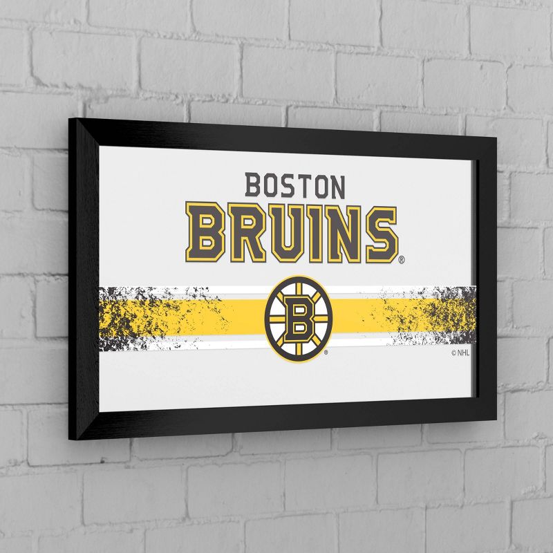 NHL Boston Bruins Framed Logo Mirror, 4 of 5