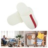 Unique Bargains Children's Style Disposable Slippers Red White 1 Pair - 4 of 4