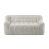 Modern Velvet Memory Foam Bean Bag Chair for Adults, No Assembly Required Floor Sofa for Living Room or Bedroom - The Pop Home - 4 of 4