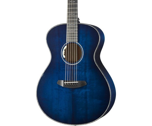 Breedlove Oregon Concert E Myrtlewood-Myrtlewood Acoustic-Electric Guitar Blue Sunburst