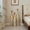 Infurnic Decorative Vases 3PCS Gorgeous Home Decoration, Luxurious Cylinder Vases with Sleek Finishes for Elegant Home Decor, Gold, 36.5"*24"*8 - 4 of 4