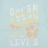 Levi's® Girls' 'Ocean Beach' Mid-Crop Short Sleeve T-Shirt - Mint Blue - 4 of 4