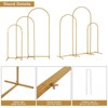 Karl Home 3PCS Gold Wedding Arbor - 4 of 4