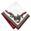 Villeroy & Boch Toy's Delight Engineered Napkin Set of 4 - Red/Green - 17x17 - Villeroy & Boch - 3 of 4