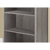 Bookshelf, Bookcase, Etagere, 5 Tier, 48"h, Office, Bedroom, Brown Laminate, Contemporary, Modern - 4 of 4