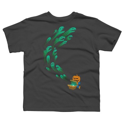 Boy's Design By Humans It's time for halloween By SINDAR T-Shirt