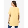 Woman Within Plus Size Perfect Short-Sleeve Boatneck Tunic - 3 of 4