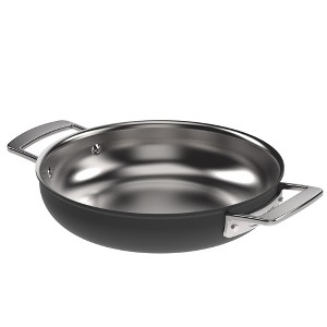 Demeyere Black 5 Stainless Steel with Ceramic exterior coating 9.5-in Double Handle Fry Pan - 1 of 2