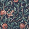 William Morris at Home Bird & Pomegranate Navy Blue Wallpaper - 4 of 4