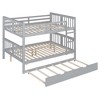 YOOCOZZ Full over Full Bunk Bed with Twin Size Trundle and Ladder - 2 of 4