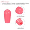 Unique Bargains ABS Plastic Strong Impact Resistance Good Surface Gloss Guitar Toggle Switch Knob Cap 5 Pcs - 3 of 4