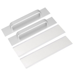 Unique Bargains Plastic Self-Stick Refrigerator Cupboard Door Handle Pulls - 1 of 4