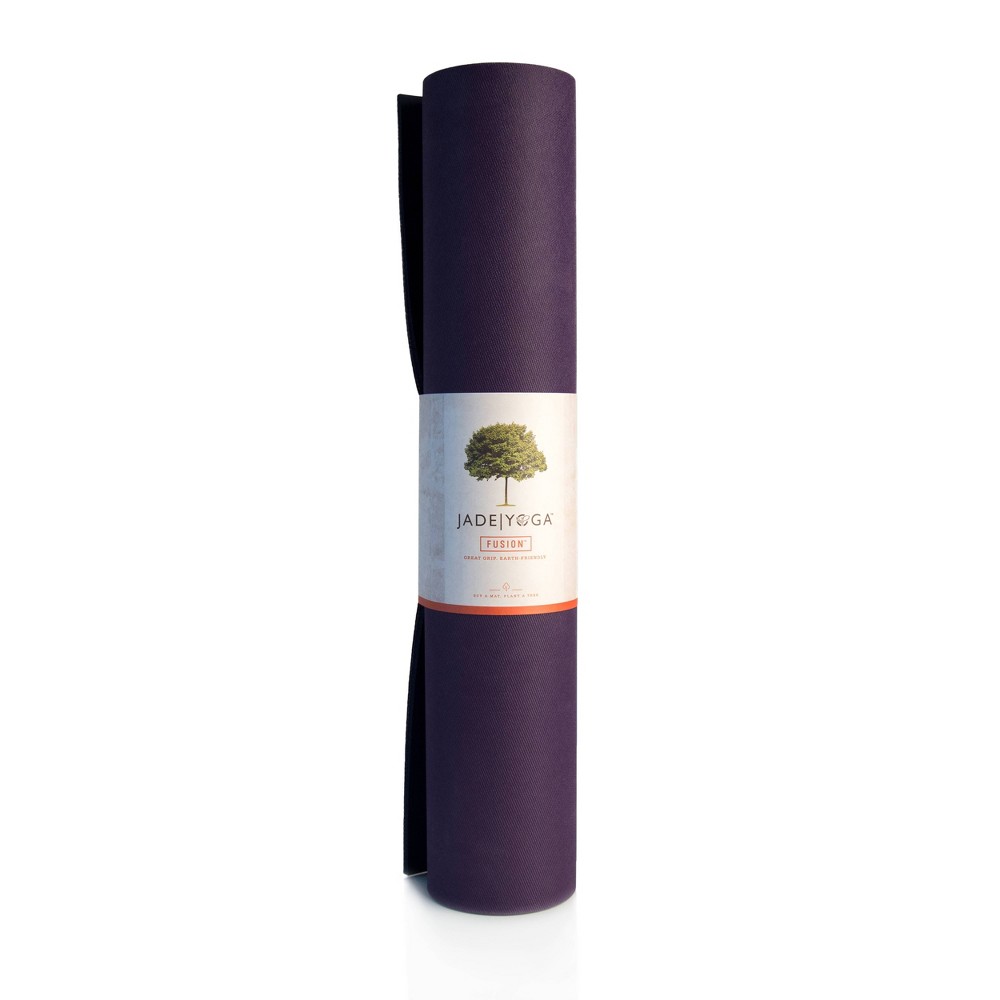 Photos - Yoga Jade Fusion  Mat - Purple (7.9mm)