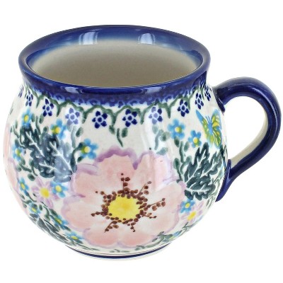 Blue Rose Polish Pottery Stars & Stripes Medium Bell Shape Mug, 1 - Jay C  Food Stores