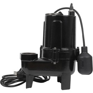 115V Single Speed High Flow Swimming Pool Pump, Self-Priming with Filter Basket and Drain Plug, Energy Efficient and Low Noise Design for Above Pools - 1 of 4