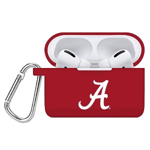 NCAA Alabama Crimson Tide Apple AirPods Pro Compatible Silicone Battery Case Cover - Red - 1 of 2