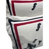 Florence Embroidered 100% Cotton 3-Piece Duvet Cover Set - 4 of 4