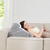 3-Piece Support Wedge Pillow Set with High Density Foam by Sweet Home Collection® - 4 of 4