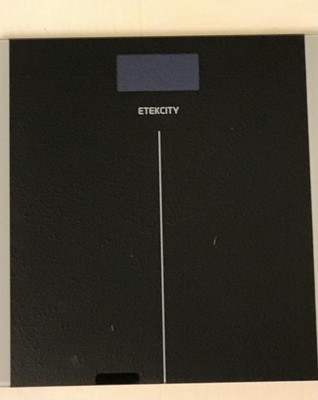 Etekcity Digital Body Weight Scale, 400 lb Capacity, Bonus Resistance  Bands, Black, EB9380H-RBB
