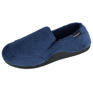 Isotoner Men's Microterry Memory Foam Indoor/Outdoor Slip-On Slippers - 1 of 4