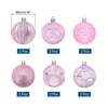 Unique Bargains Plastic Party Wedding Christmas Decorative Hanging Ornament Balls 2.4" 12 Pcs - 2 of 4