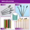 Unique Bargains Wall-Mounted Pencil Nail Art Tool Makeup Brush Holder with Clear Adhesive - 4 of 4