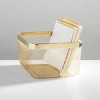Metal Mesh Pantry Basket for Kitchen Storage - Set of 2 - Gold - 4 of 4