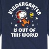 Boys' - Peanuts - Kindergarten Is Out of This World Long Sleeve Graphic T-Shirt - 2 of 4