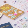 Bright Creations 810 Count Vintage Travel Stickers, Passport Stamps for Kids, Scrapbooking, 27 Cities - 2 of 4