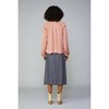 Women's Ruffled Shoulder Blouse - current air - 3 of 4