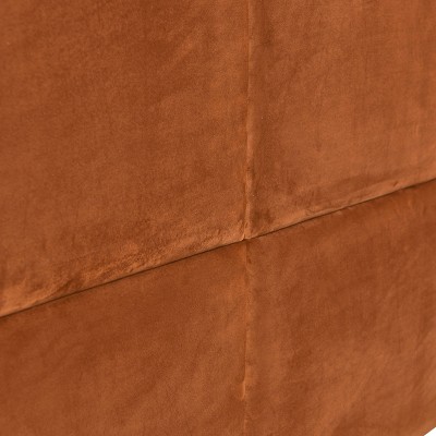 Terracotta Upholstered King Sound Reducing Panel Headboard